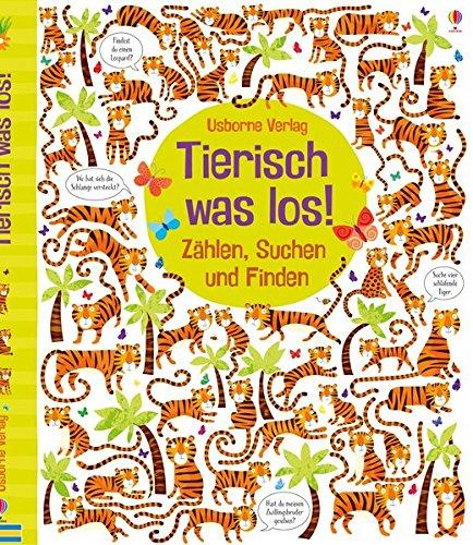 "Tierisch was los ! zählen, suchen und finden"- Deutsch-“una locura! cuenta, busca y encuentra"-Libro de actividades en alemán.