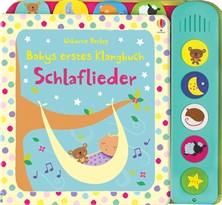 "Babys erster klangbuch: schlaflieder" deutsch-"El primer libro de sonidos del bebé: canciones de cuna" Libro con sonidos en alemán.