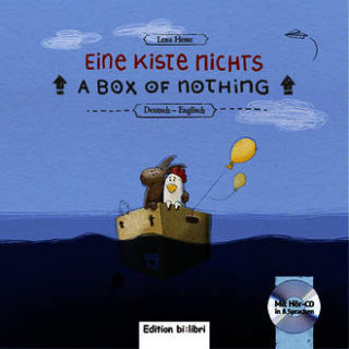 "Eine kiste nichts" Deutsch-Englisch "a box of nothing" German-English with cd in 8 languages. Libro de cuentos alemán-inglés