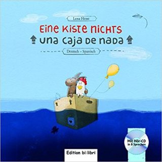 "Eine kiste nichts" Deutsch-Spanisch "una caja de nada" alemán-español libro de cuentos con CD en 8 idiomas