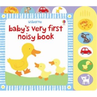 "Baby's very first noisy book" inglés - "El primer libro de sonidos del bebé" en inglés. Libro de aprendizaje infantil con sonidos