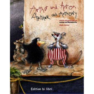 Cuento alemán-inglés "Arthur und Anton" "Arthur and Anthony" con CD en 6 idiomas