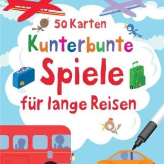 "bunte spiele für lange reisen"-deutsch-"fantasía multicolor para los viajes largos (juegos)"-alemán. Caja educativa.
