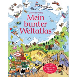 "Mein bunter weltatlas"-"Mi atlas del mundo a colores". Diccionario ilustrado en alemán para niños