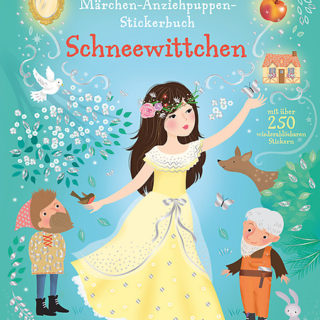 Cuento Blancanieves en alemán con stickers. Mein erstes Märchen-Anziehpuppen-Stickerbuch:Schneewittchen