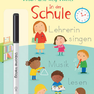 Libro alemán: Meine ersten Wisch-und-weg-Wörter: In der Schule