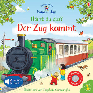 Cuento alemán: Nina und Jan - Hörst du das? Der Zug kommt. Nina y Jan, ¿escuchaste eso? El tren está llegando