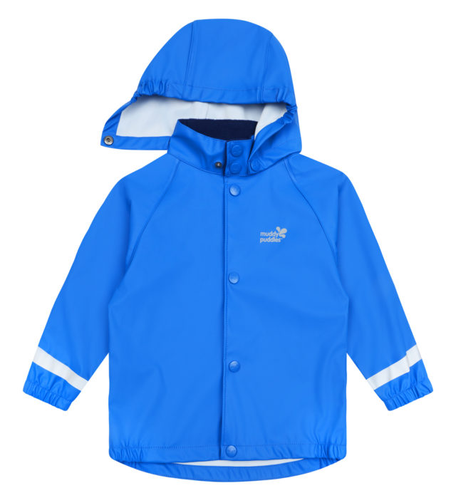 Chaqueta azulina 10.000mm 100% impermeable marca Muddy Puddles